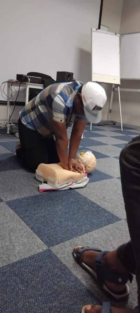 First Aid training
